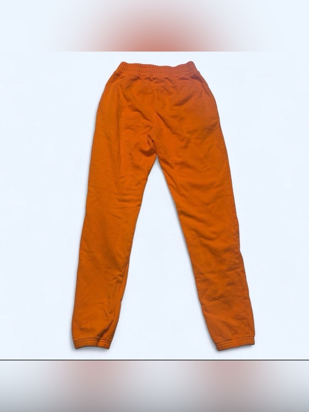 Outdoor Voices Nimbus Jogger Sweatpants XS Orange High Rise Fleece Athleisure - Picture 2 of 5